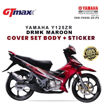 Picture of [ Original 100% HLY Yamaha Y125 ZR Body Sticker Complete Set ] Y125 ZR Original Cover Set Y 125 ZR  HLY coverset Y125ZR