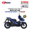 Picture of [ Yamaha NVX 155 V1 Coverset Body Sticker Complete Set ] BERANI JAMIN 100% Original HLY  Coverset NVX 155 V1