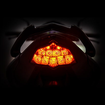 Stylish and bright LED Tailight.